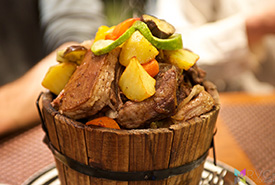 Sample local food